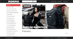 Desktop Screenshot of magma-bags.pl